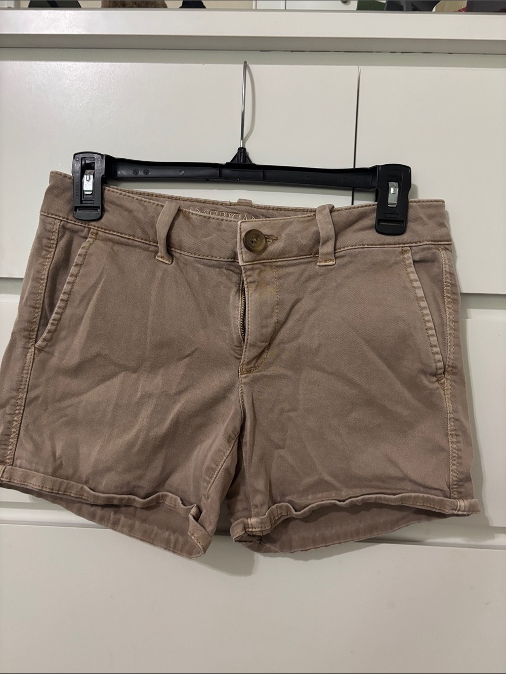 American Eagle Outfitters Taupe Jean Shorts
